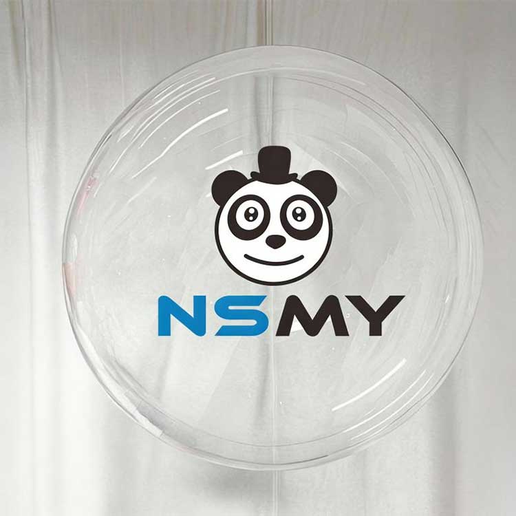 48-инчови кръгли прозрачни балони Bobo