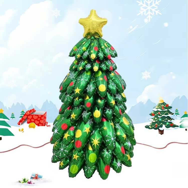 Коледна елха Стоящ фолиен балон