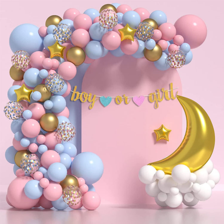 Серия Gender Reveal Balloon Chain Arch Set