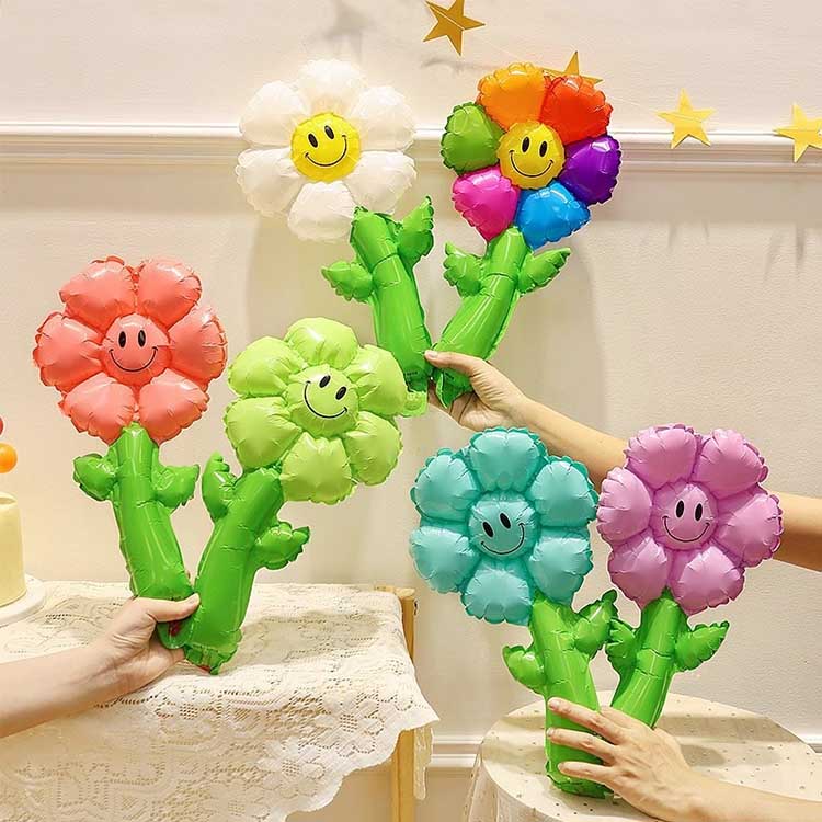 Ръчен фолиен балон със слънчоглед