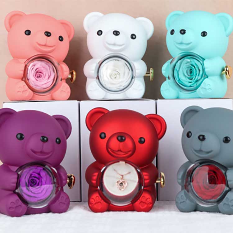 Подаръчна кутия Hug Bear Rose