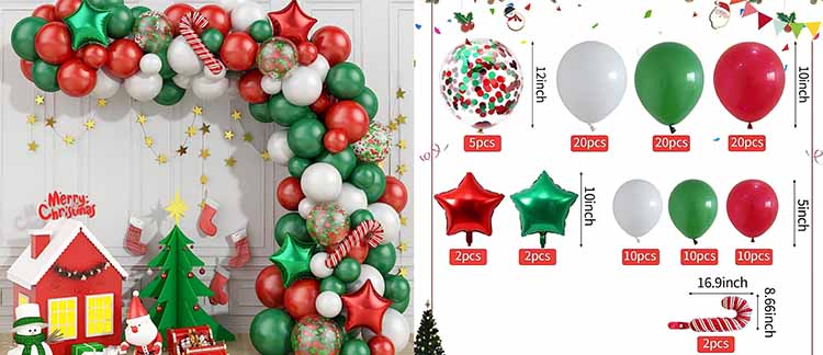 Christmas balloon arch sets Christmas balloon arch sets