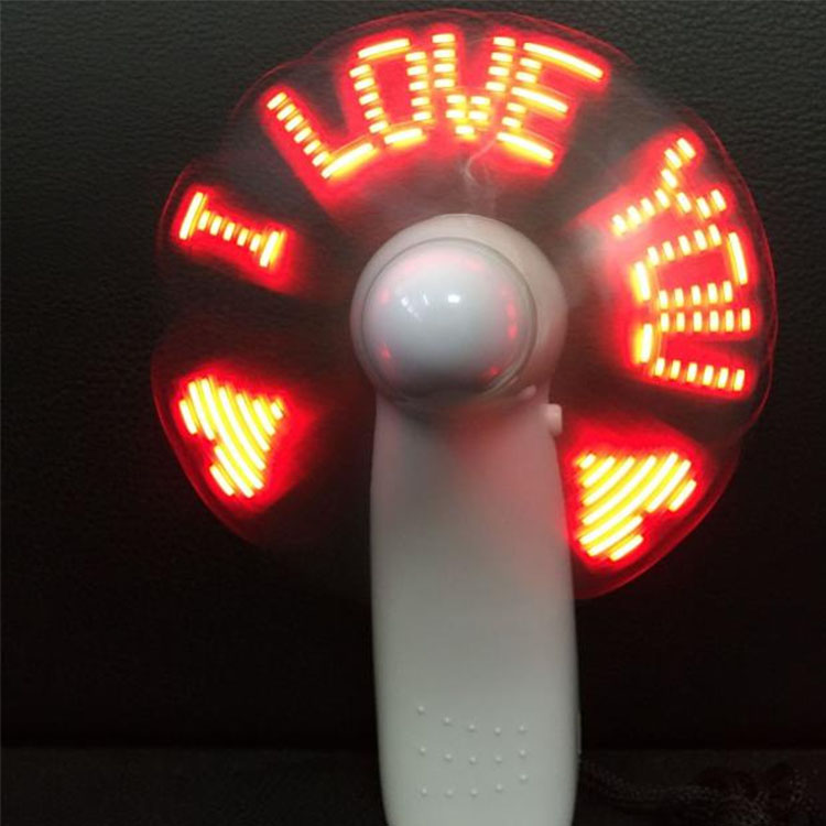 LED DIY светлина, излъчваща електрически вентилатор