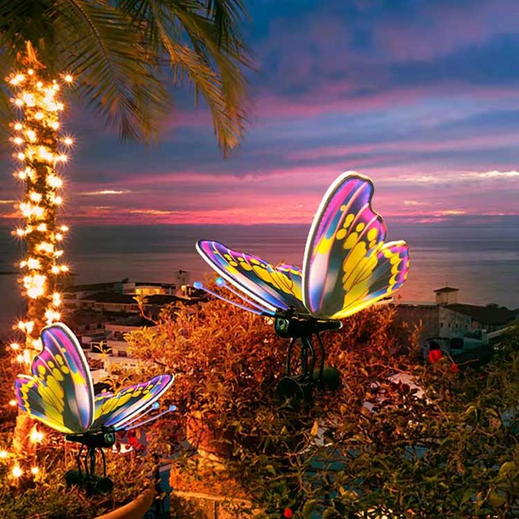 LED динамични светлини тип пеперуда